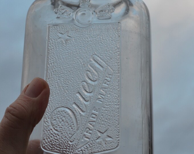 Antique QUEEN Canning Jar, Clear, HG, With KANTKRACK Glass Lid Etsy