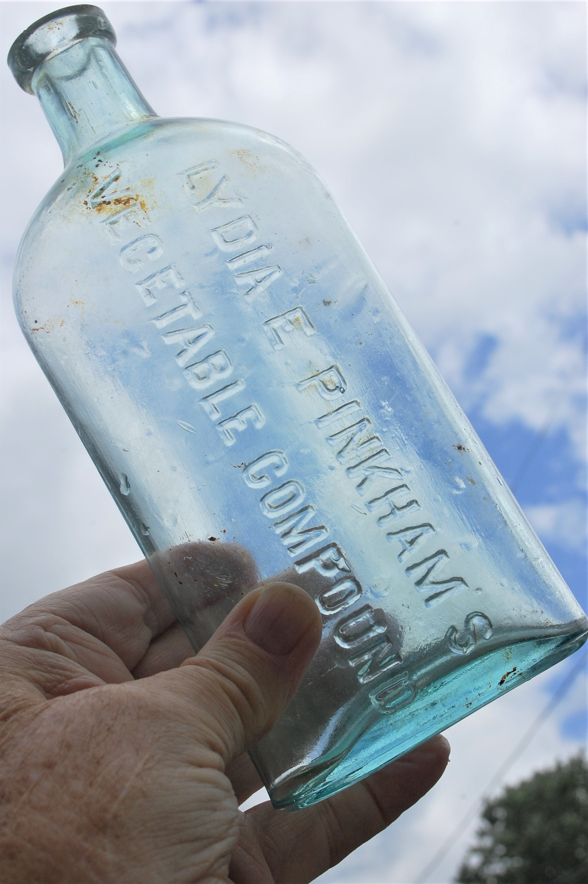 Lydia E. Pinkham's Vegetable Compound Bottle, Late 1800s. - Etsy