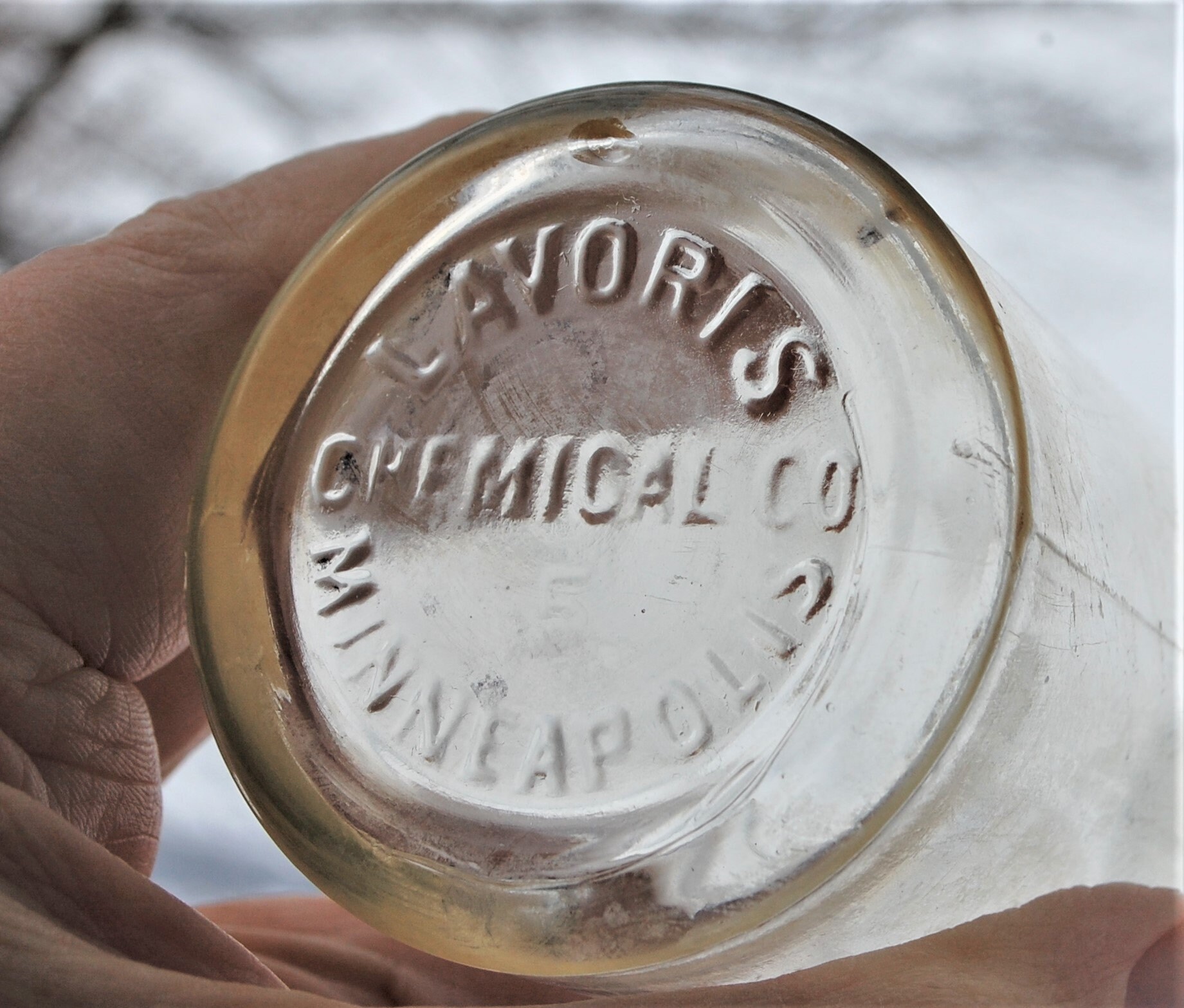 LAVORIS Mouthwash Original Glass Bottle From Early 1900s Etsy