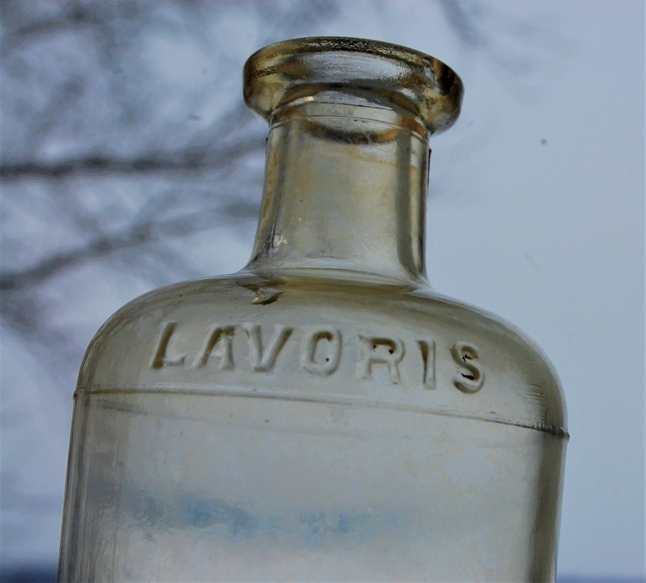 LAVORIS Mouthwash Original Glass Bottle From Early 1900s Etsy