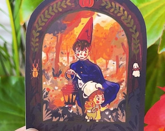 Wirt & Greg Sticker: Cartoon Cottagecore Vinyl Sticker