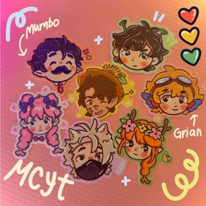 Grian Mumbo Hermitcraft Life Series vinyl sticker, Life Series Hermitcraft, LDShadowlady, Grian, MCYT, GoodTimesWithScar Minecraft art