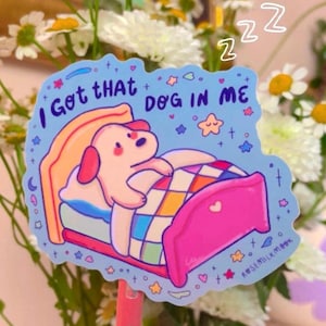 Ich habe diesen Hund in mir Aufkleber, lustige Aufkleber, Alberne Aufkleber, sarkastische Aufkleber, Lustiger Laptop Aufkleber, Kindle Aufkleber, Kawaii meme Aufkleber