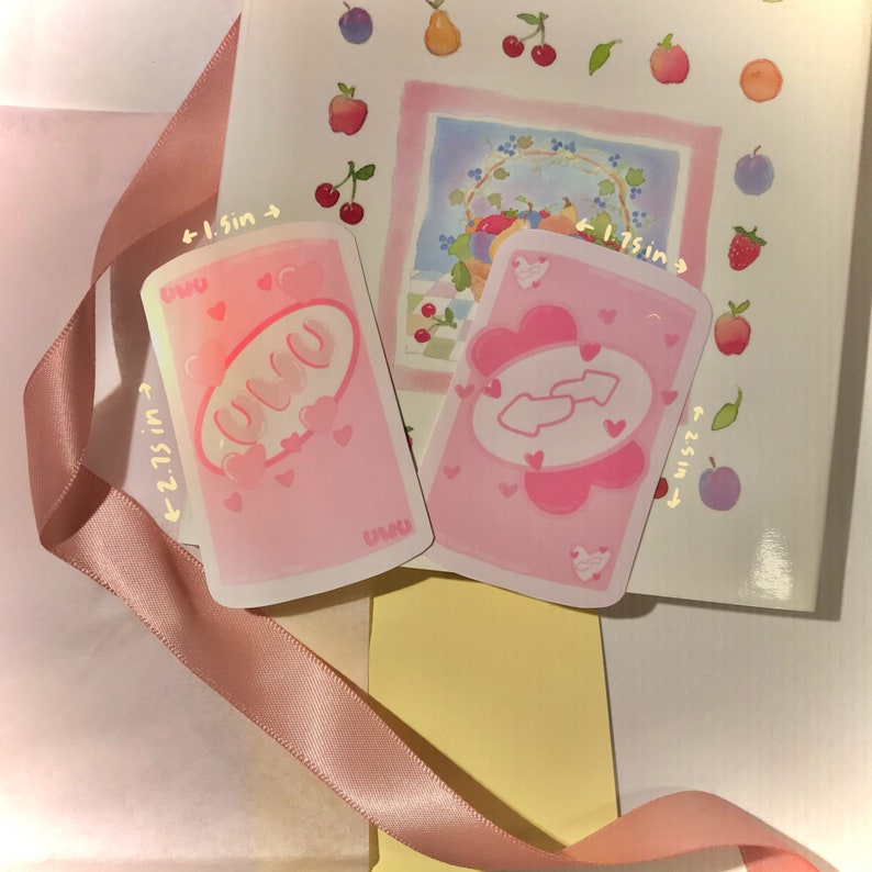 Cute Uno Card Sticker Uwu Uno Card Sticker Uno Card Sticker Pink 