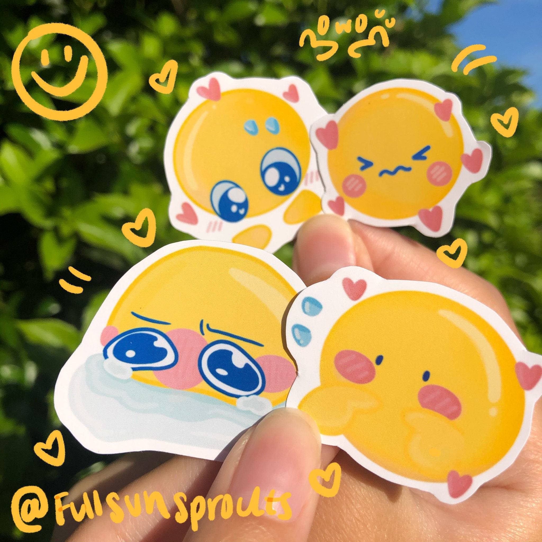 give you all my love - adorable cursed emoji Sticker for Sale by Blue  Pencil