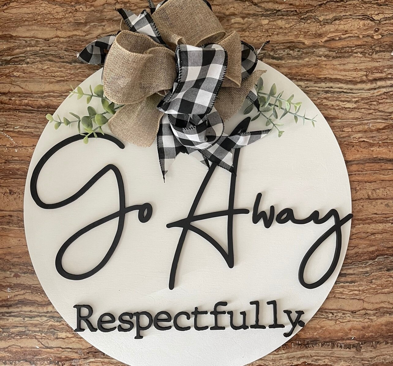 Funny sign Front Door Decor Door Hangers. Farmhouse Etsy