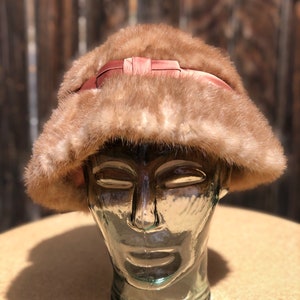 Brown Vintage Fur Hat