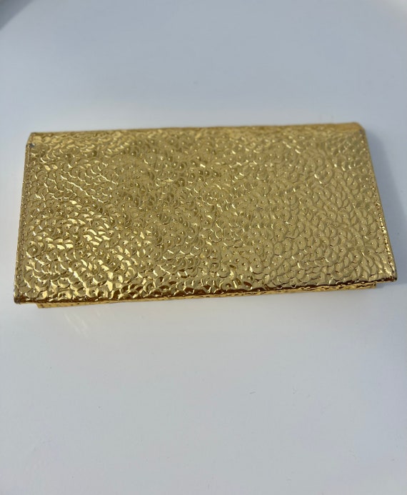 Vintage Gold wallet, Vinyl Gold wallet, Vintage W… - image 2