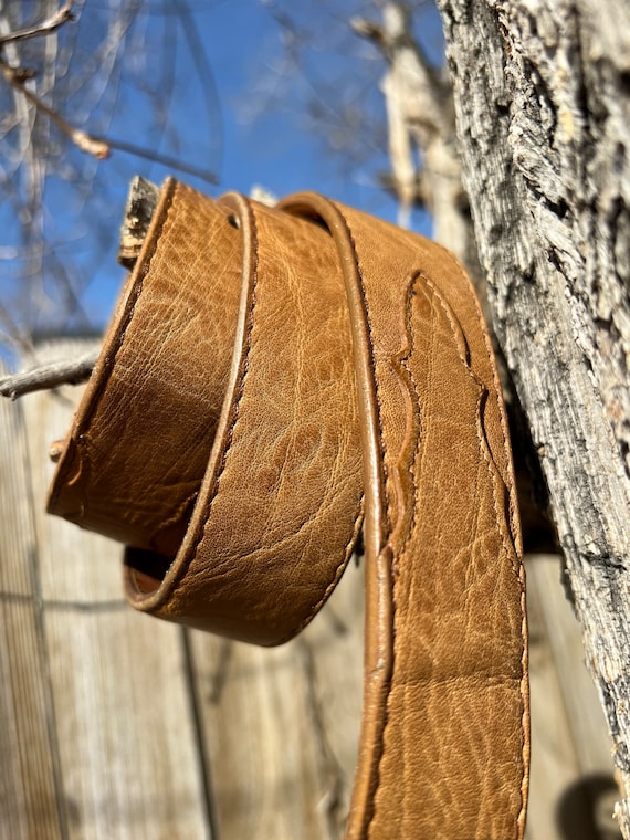 Vintage Leather Western Belt, Statement Belt, Belt