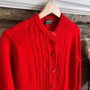 Vintage Cream Colored Wool Sweater, Vintage Knit Sweater, Wool Fishermans Sweater, Size M/L