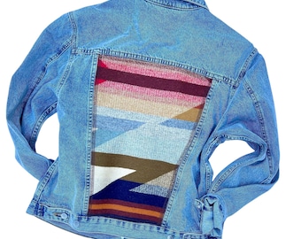 Damen L - Wyeth Tailor Classic Jeansjacke mit Pendleton Wolle