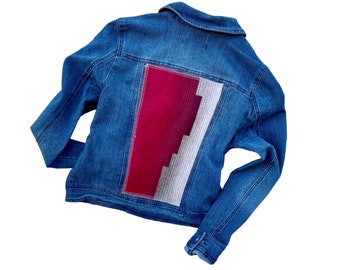 Damen S - Fällt klein aus - Jeansjacke mit Pendleton® Wolle - Alamosa