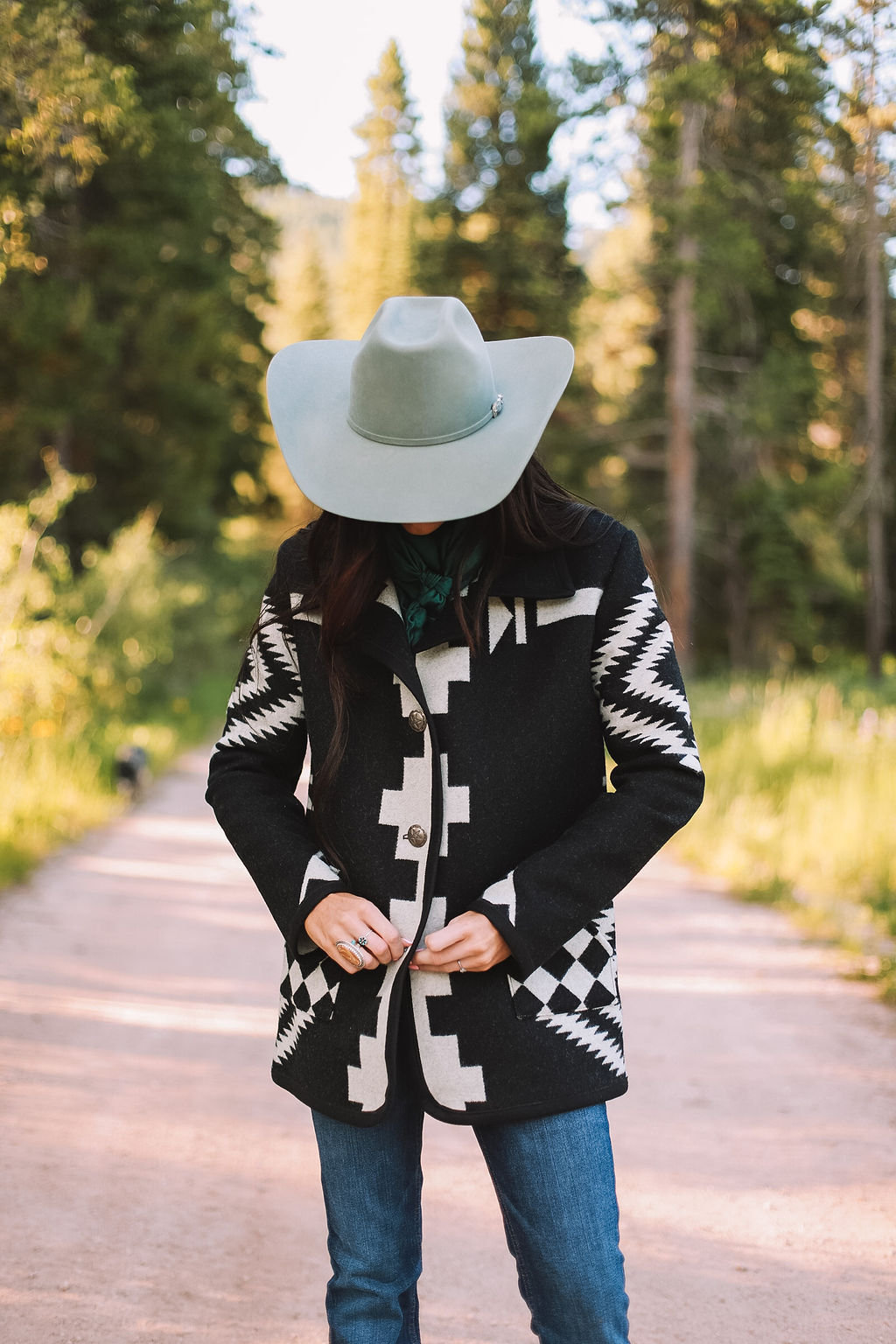 w*o様 BEAMS real lether car coat Pendleton Los Ojos Wool Car Coat: Southwestern Blanket Coat - Etsy