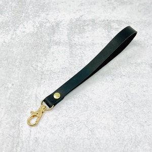 Correas de cuero para pulseras - Negras y marrones - Herrajes de metal dorado