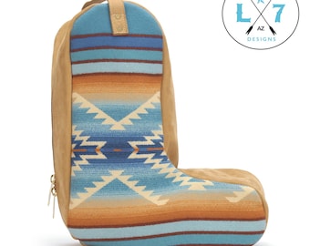 Pagosa Springs Leather Boot Bag