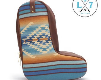 Pagosa Springs Leather Boot Bag