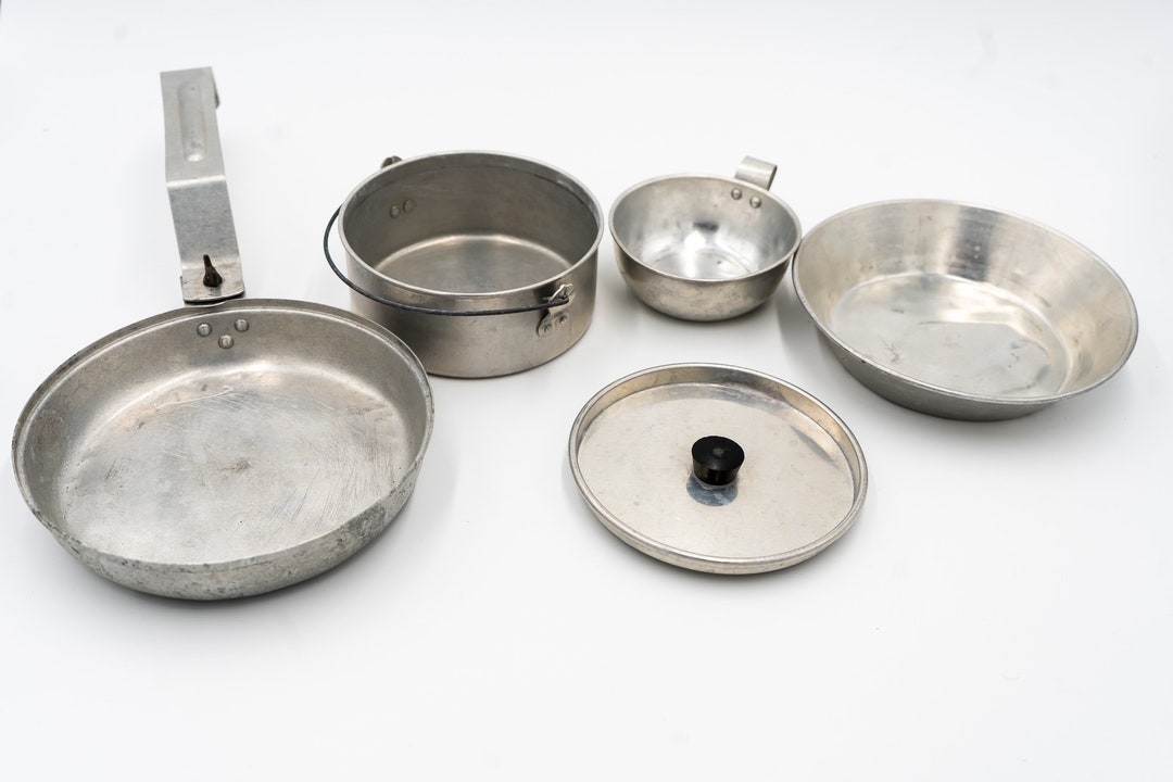 Vintage Palco Aluminum Camping Mess Kit | eBay