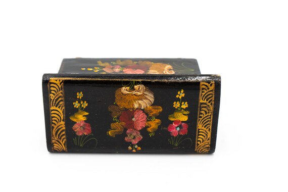 Hand Painted Antique Jewelry Box - image 2