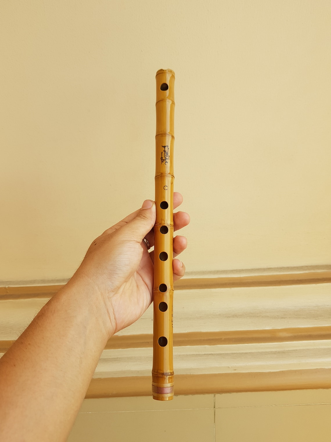 Vietnamese Purple Bamboo Flute. Made from a leading artisan Etsy