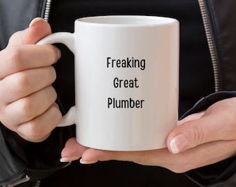 New Job Funny Thank You Presents for Plumbers F*cking Legend Plumber Gift Mug