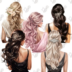 Mode meisje clipart, mode clipart, mode illustratie, mode meisje illustratie, meisje bundel, planner clipart, Glam Girl PNG clip art