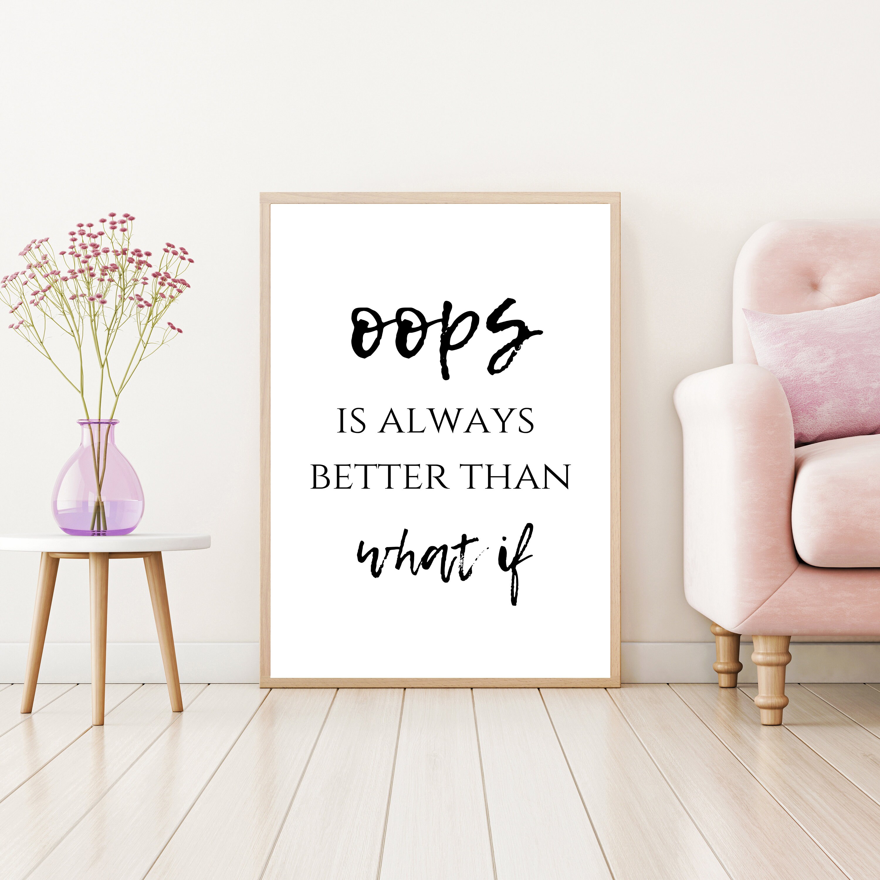 Funny Quote Prints Calligraphy Wall Art Inspirational Wall Etsy
