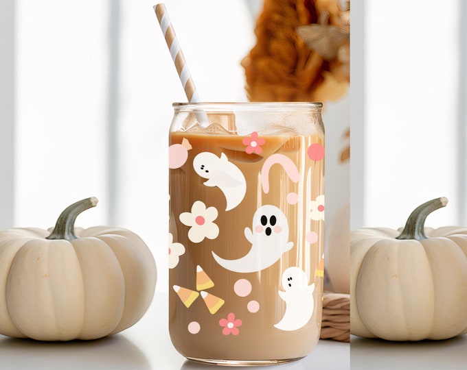 Ghost Libbey Svg Libbey Glass Wrap Beer Can Glass Svg Libbey Cute ...