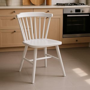 Silla Windsor, decoración de cocina, sillas de comedor pintadas, regalo de cocina, silla de comedor, muebles pintados, decoración de granja, estilo moderno de mediados de siglo