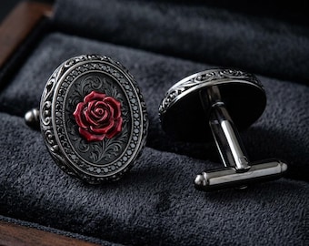 Gemelli personalizzati su commissione, realizzati su ordinazione in argento sterling, il vostro design in argento massiccio 925