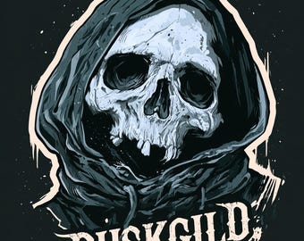 Gothic Sticker Pack, Pick Any 3 of 6 Designs, Dark Academia Vinyl Stickers, Skull Moon Memento Mori Art, Laptop Journal