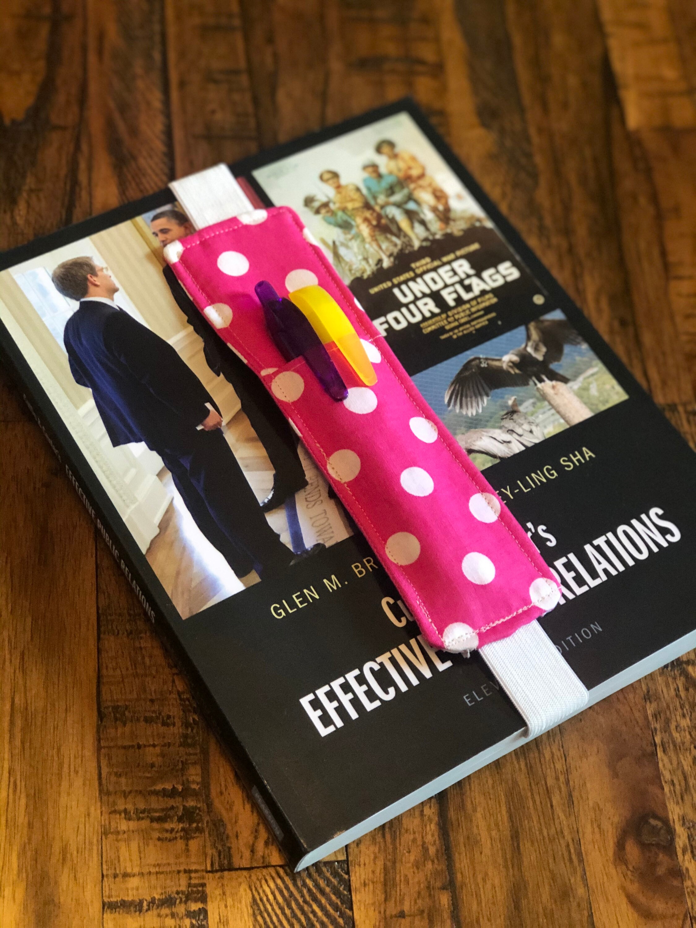 Bookmark Pen Holder Sleeve for Planner Notebook and Books Etsy