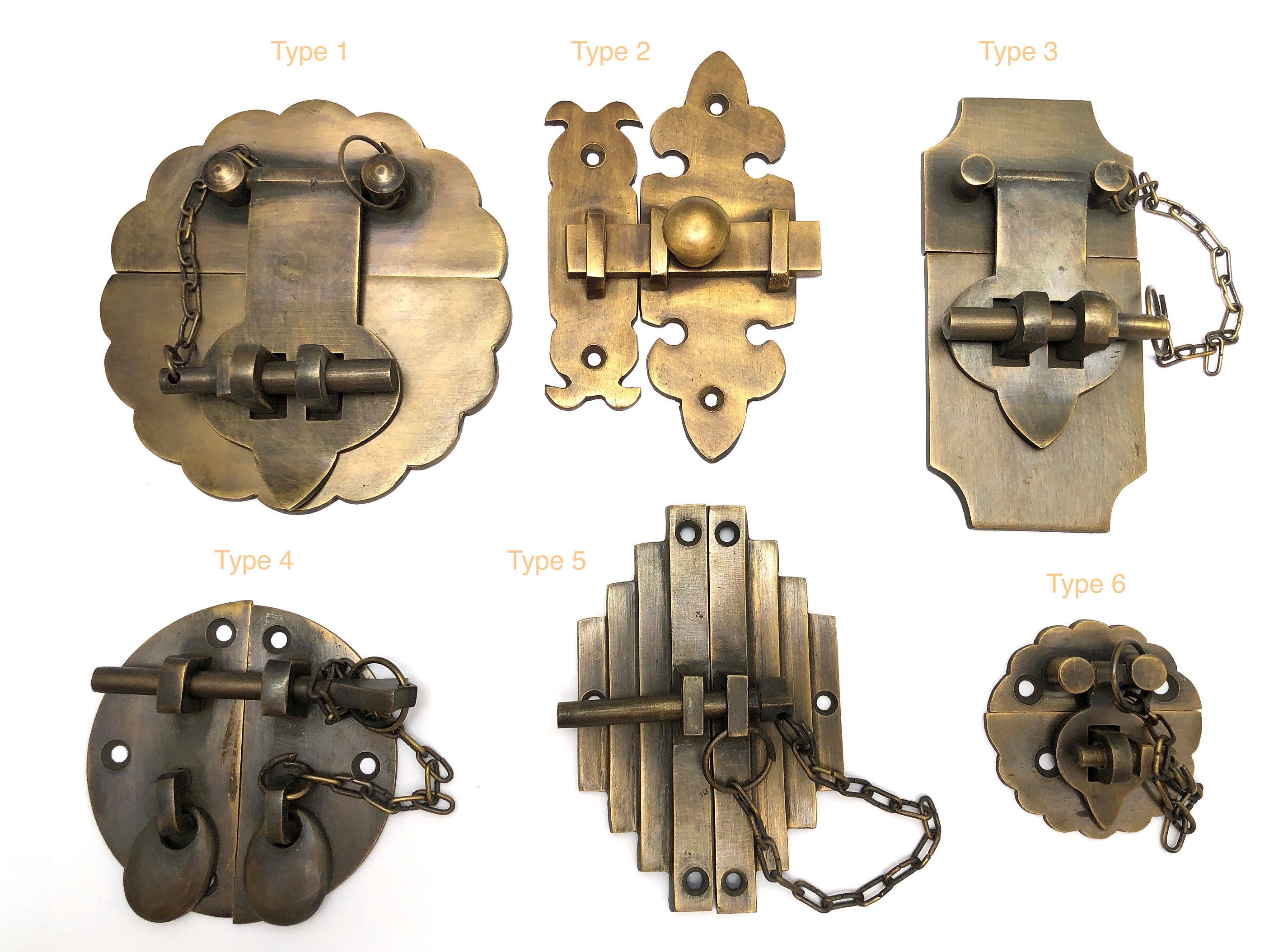 Antique Latches Vintage Hinges Treasure Chest Hinges Victorian Etsy