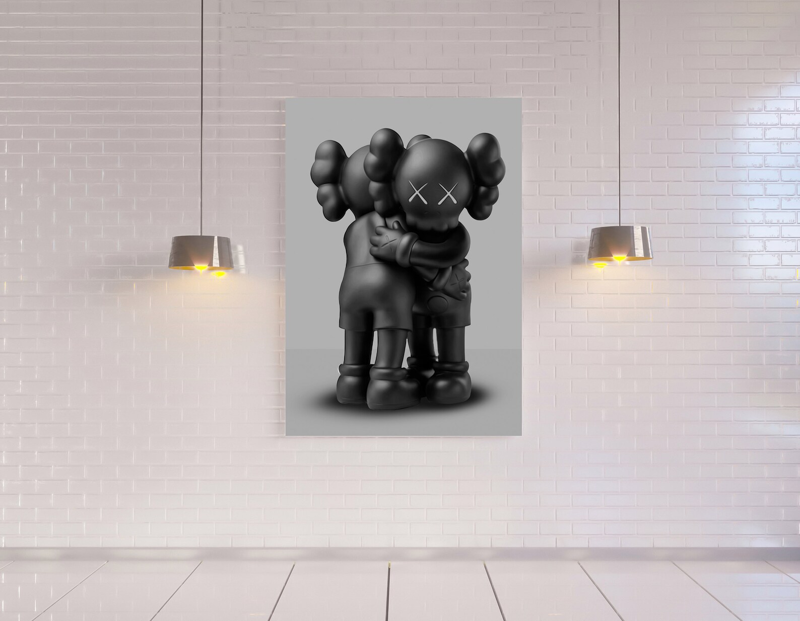 Hypebeast Poster Kaws Wall Art Canvas Kaws Canvas Print Etsy
