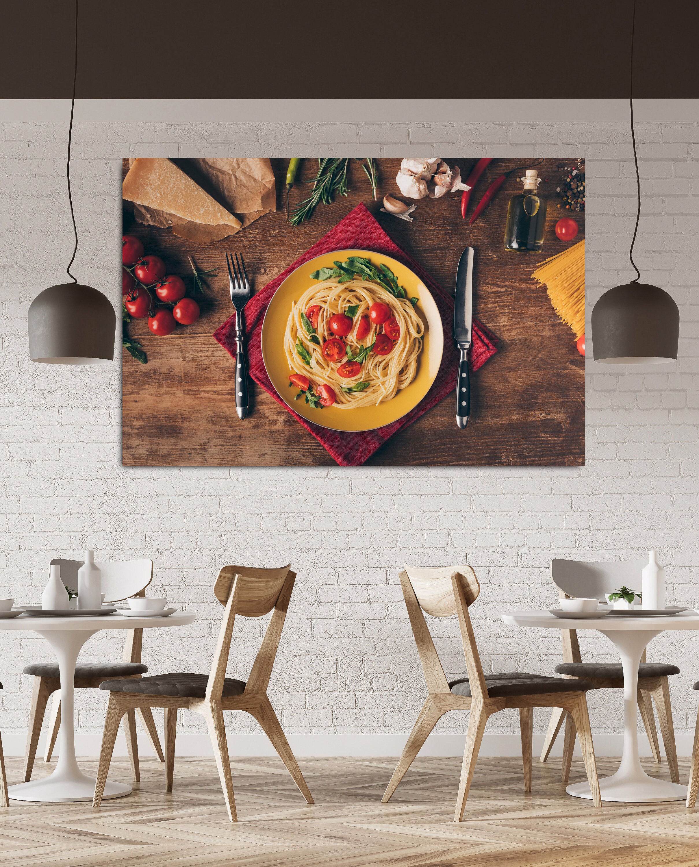 Pasta Organic Food Wooden Table Good Food Italian Etsy