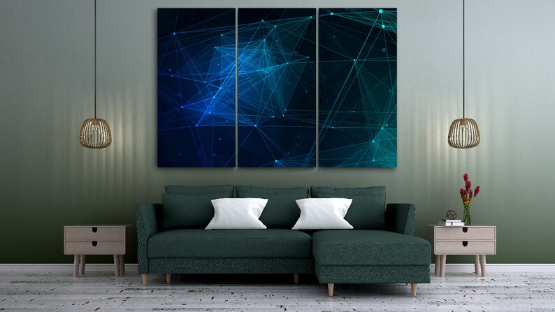 Blue Graphic Black Background Creative Design Abstract Technology Background Contemporary Style Cyberspace Design Brother Day