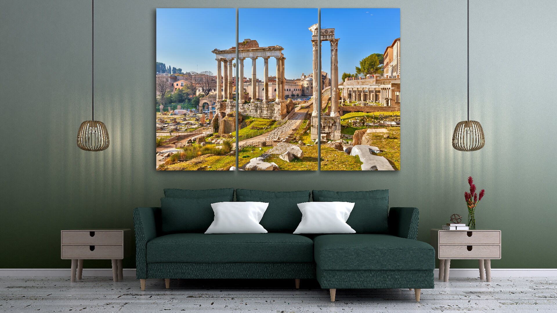 Roman Ruins in Rome Forum Italy Wall Art Rome Wall Decor Etsy