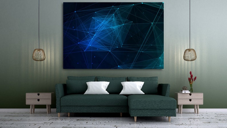 Blue Graphic Black Background Creative Design Abstract Technology Background Contemporary Style Cyberspace Design Brother Day