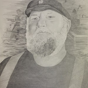 Custom Pencil Drawing Portrait Graphite