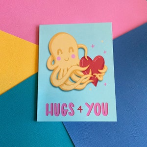 Octopus Greeting Card