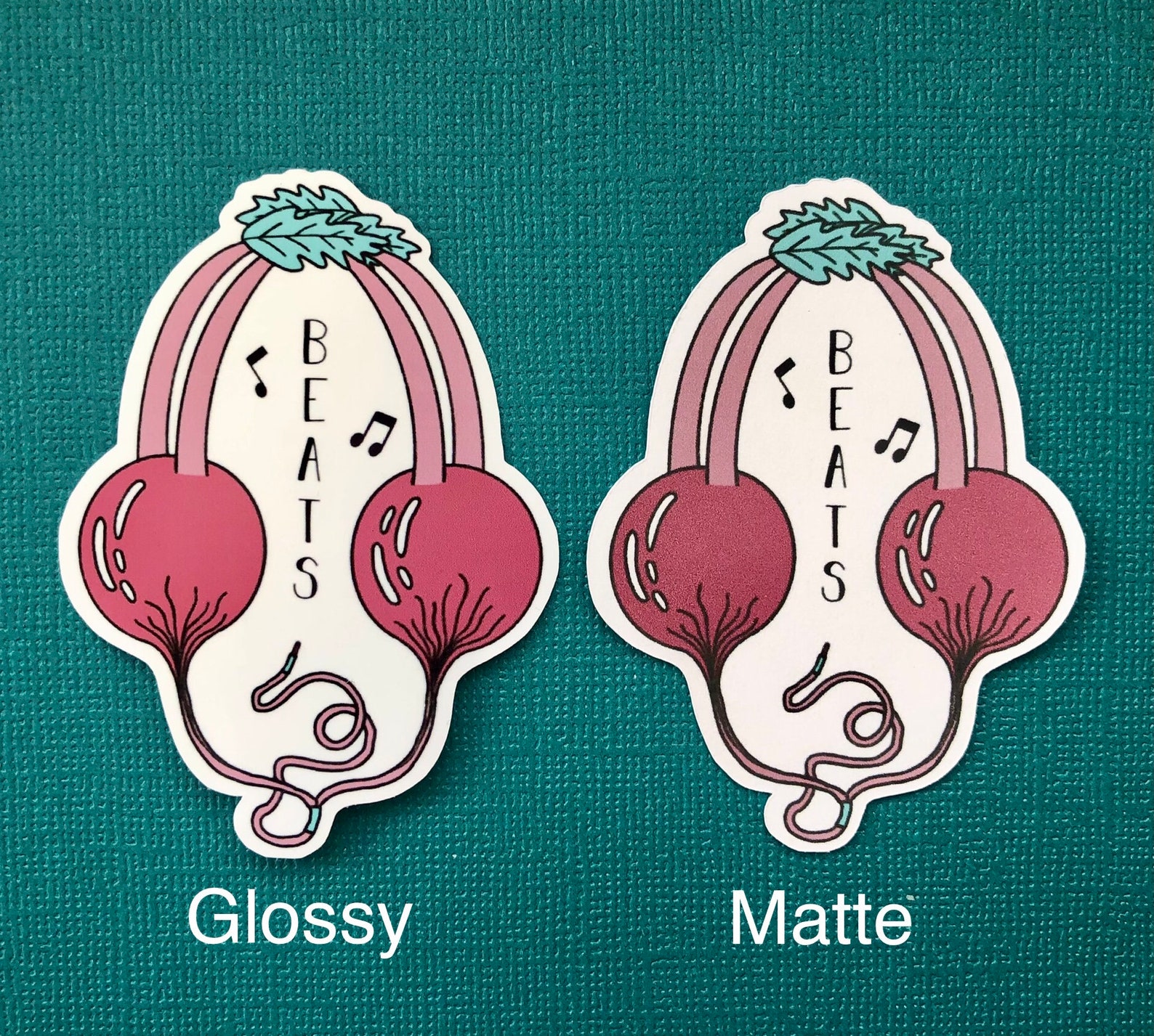 Beats Sticker Illustrated Sticker Music Sticker Melodrawma Etsy