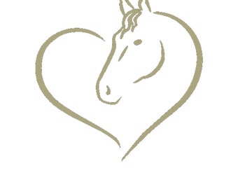 Heart Horse - Horse Love png download