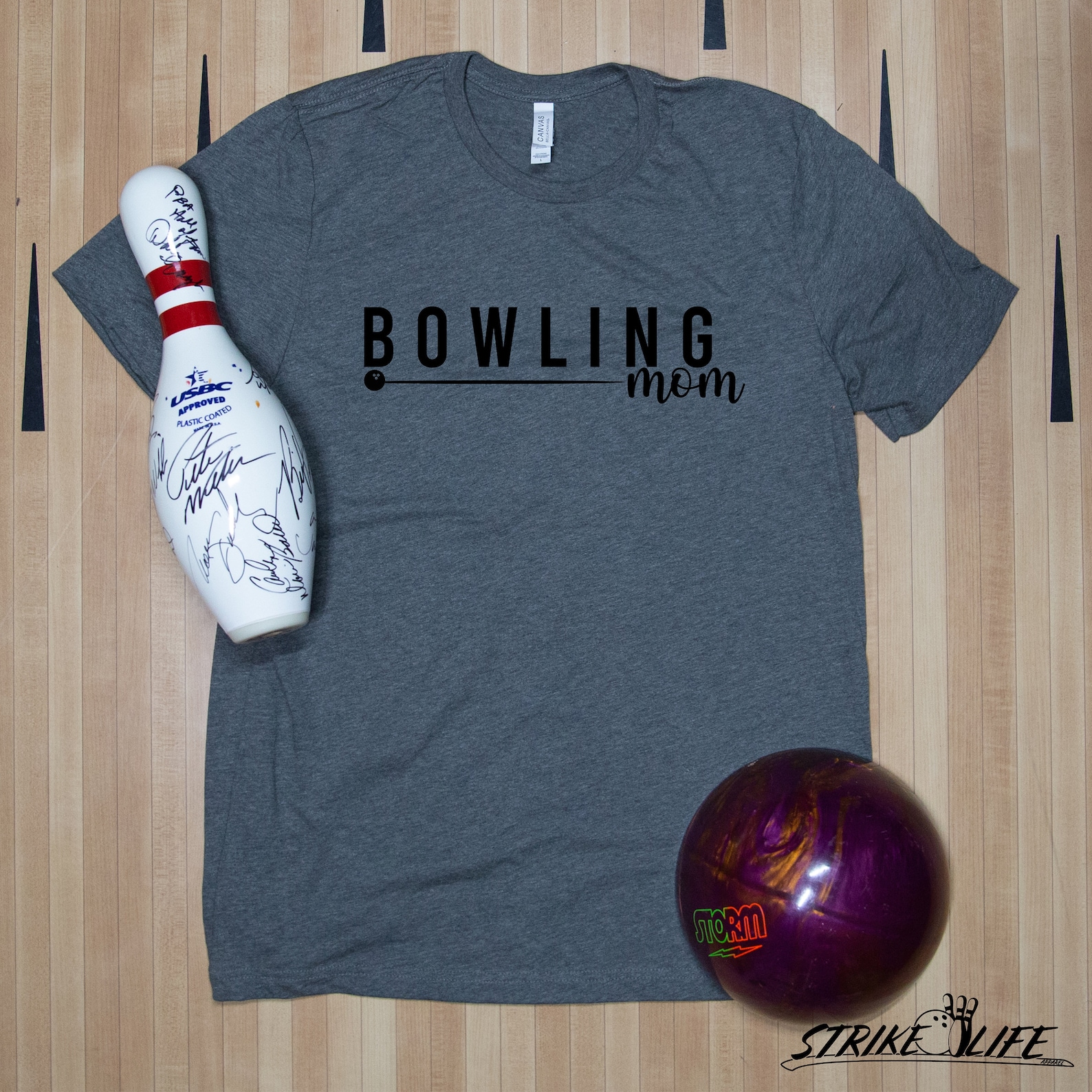 BOWLING MOM Graphic Bowling Shirt Bowling Tshirt Bowlers Etsy