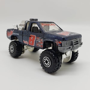 Hot Wheels Nissan Hardbody Metalflake Blue Race Truck Perfect Birthday Gift Miniature Collectable Scale Toy Car