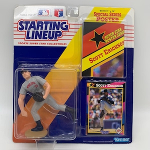 Scott Erickson Minnesota Twins Grau Startaufstellung Perfektes Geburtstagsgeschenk MLB Sammlerstück Action-Figur Baseballkarte Sport-Erinnerungsstücke