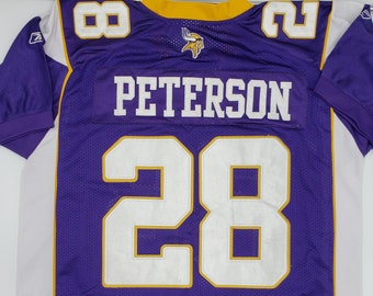 Minnesota Vikings Adrian Peterson 28 Purple Adult Size 52 XL
