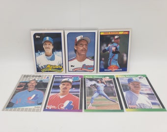 1989 Randy Johnson Rookie Card Collectible MLB Baseball Trading Card Lot