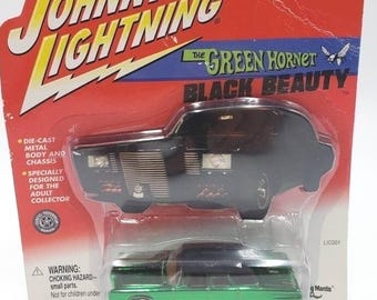 Johnny Lightning The Green Hornet Black Beauty: Green Chrysler Imperial Diecast Car