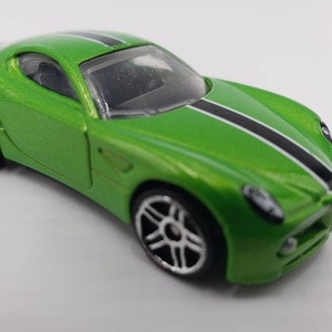 Hot Wheels Alfa Romeo 8C Competizione Green HW Exotics Perfect Birthday Gift Miniature Collectable Scale Toy Car