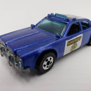 Hot Wheels Sheriff Patrol Metalflake Blue Workhorses Perfect Birthday Gift Miniature Collectable Scale Toy Car