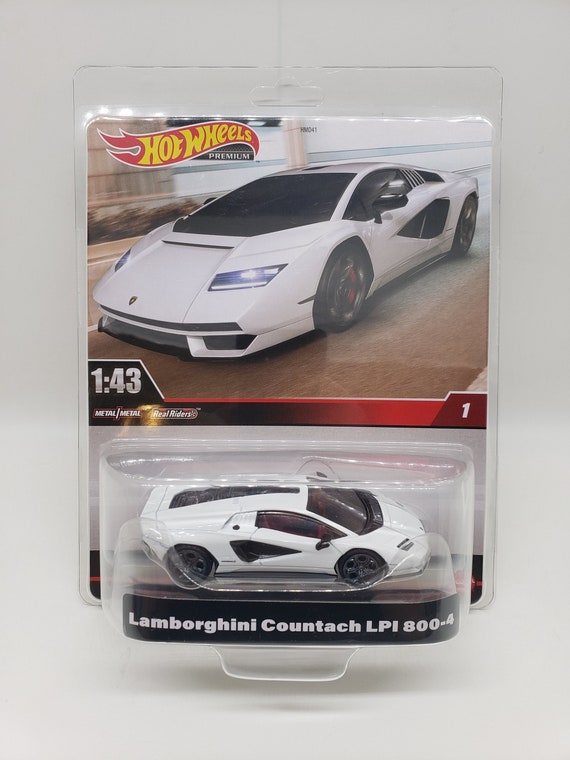 Hot Wheels Lamborghini Countach LPI 800-4 White Premium